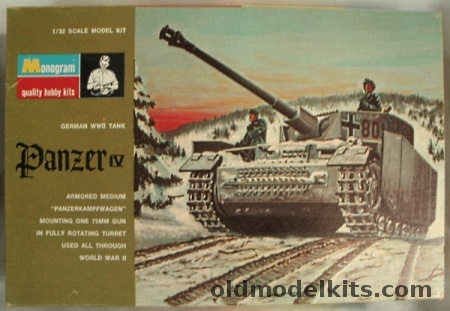 Monogram 1/32 Panzerkampfwagen Panzer IV H, PM230-300 plastic model kit